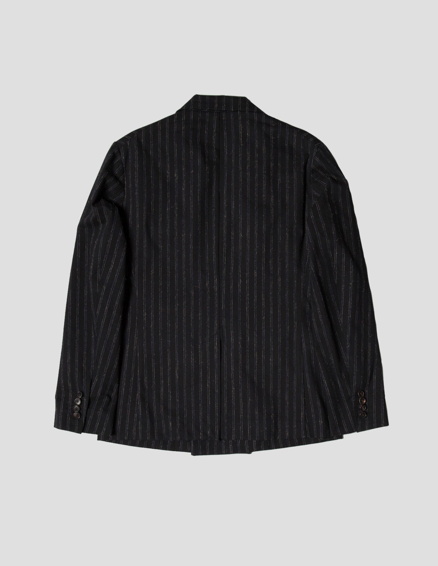 Kapatid - Double Breasted Jacket in Chalk Stripes - Back