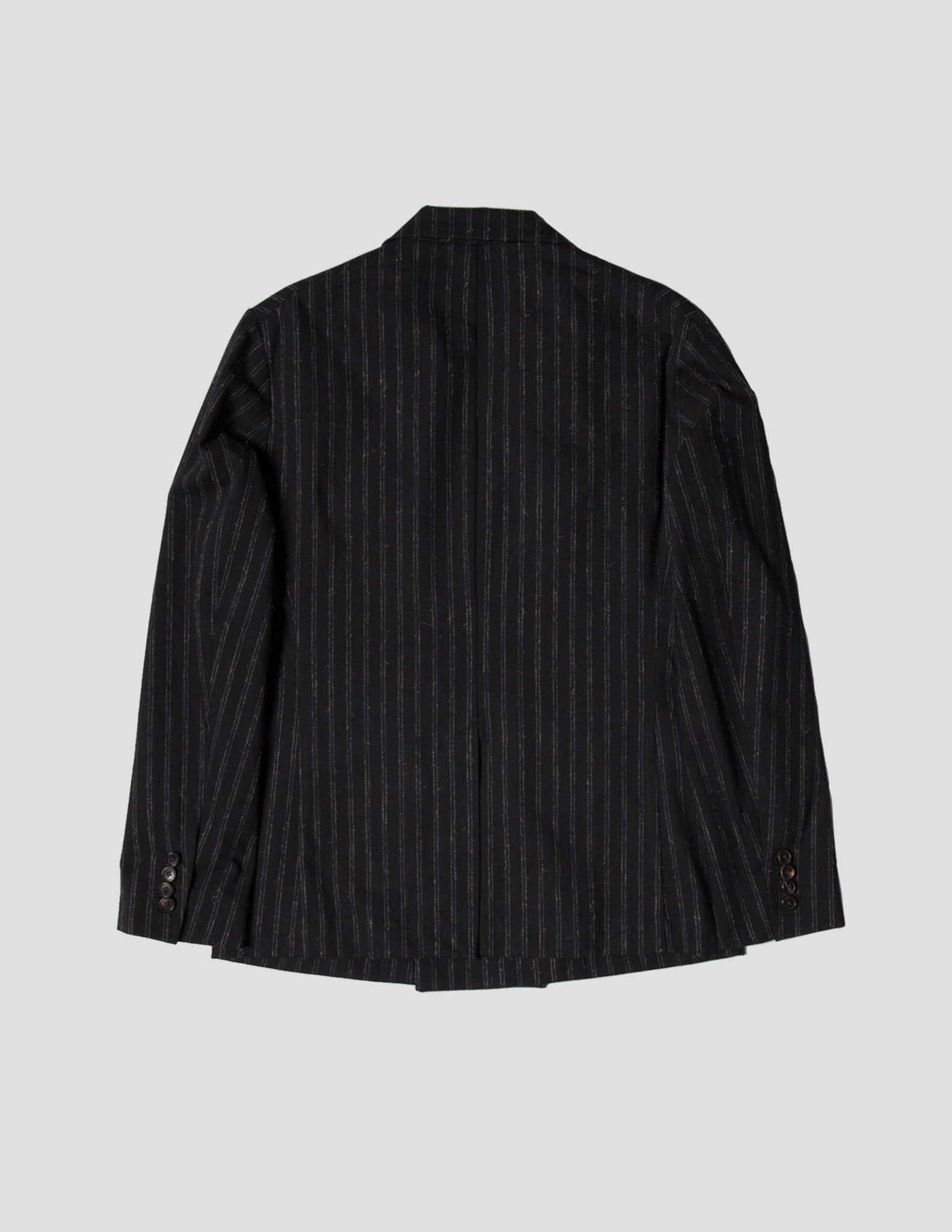 Kapatid - Double Breasted Jacket in Chalk Stripes - Back